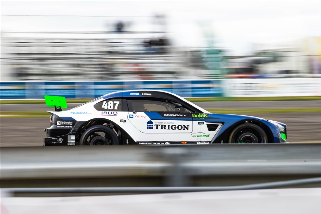 Jakob Steffensen har i foråret kørt med sin far - nu går han solo i Selected Car Group Super GT.
(Foto: Grippo)